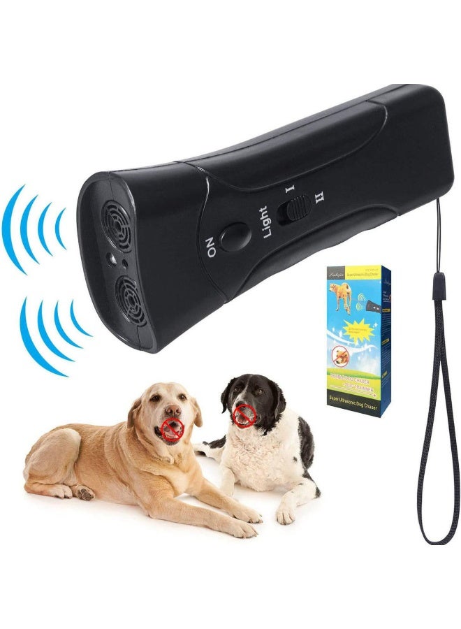 Single/Double-Headed LED Flashlight Ultrasonic Portable Dog Training Device - Image 5