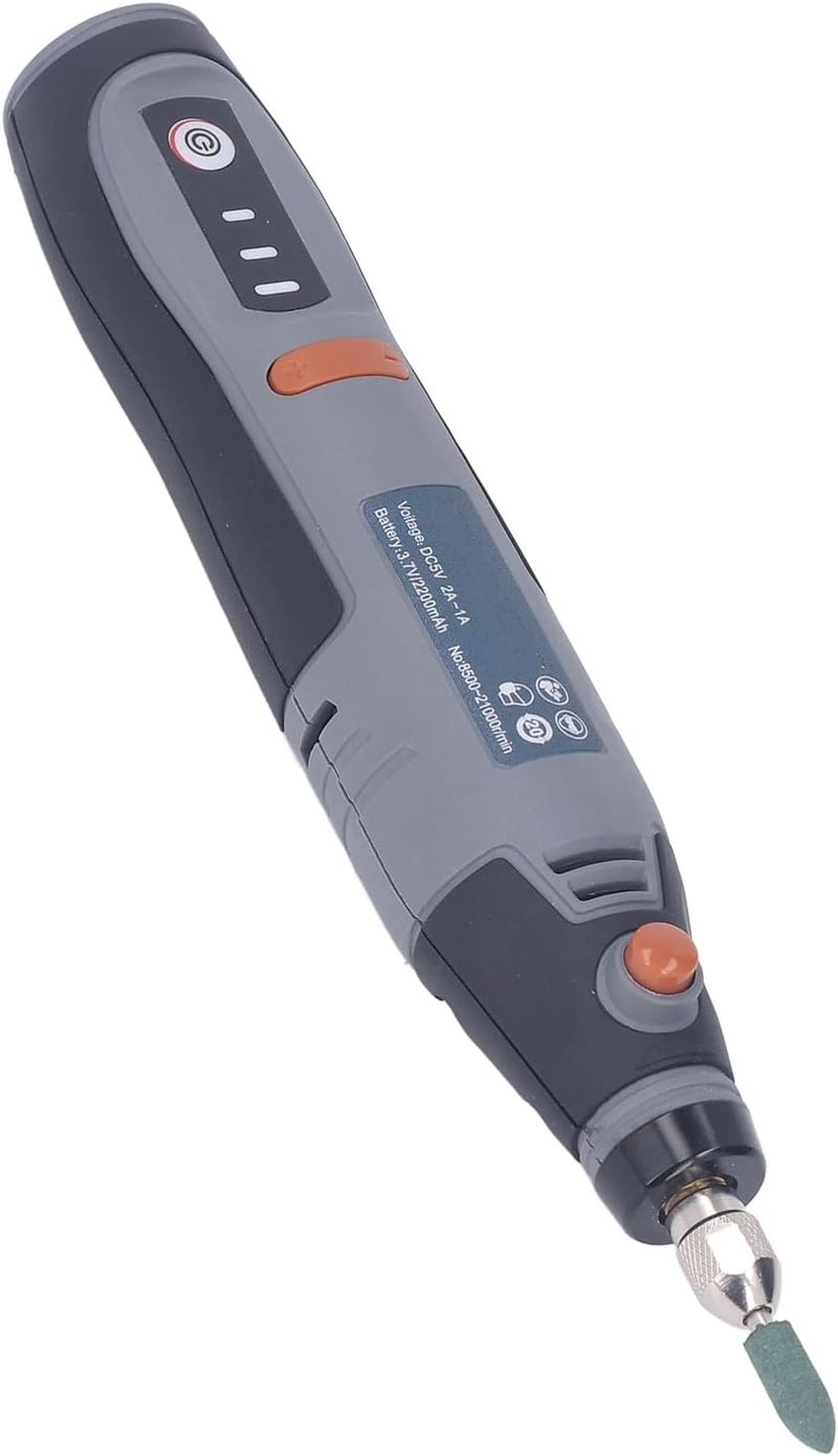 Handheld Grinder Rechargeable 3 Speeds Cordless Grinder Electric Polishing Engraving Pen with Battery - Image 4