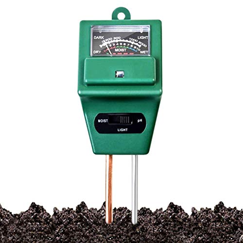 Parssufy Solar pH Meter for Soil Testing - 3 in 1 Soil Moisture Sensor, Soil pH Meter for Agriculture & Solar Light Meter, Moisture Meter for Plants, Acidity Tester (3 in 1soil Meter) - Image 2
