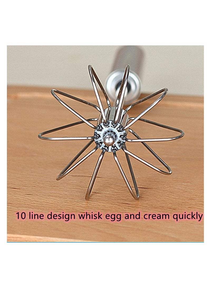 Manual 12inch Pressure Semi-Automatic Rotary Blender Coffee Egg Milk Mixing Tool Handheld Baking Cooking Kitchen Tools  - Image 5