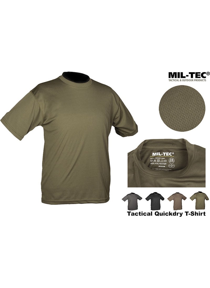 MIL-TEC - Mil Tec Quicdry Crew Neck T-Shirt - Image 1