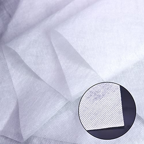 DGQ Wash-Away Water Soluble Stabilizer 10" x 3 Yard Light Weight DGQ Non Woven Wash Away Machine Embroidery Topping Embroidery Stabilizer Backing for Sewing Craft - Image 3