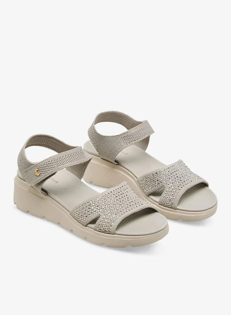 Le Confort Women Embellished Flatform Heel Sandals