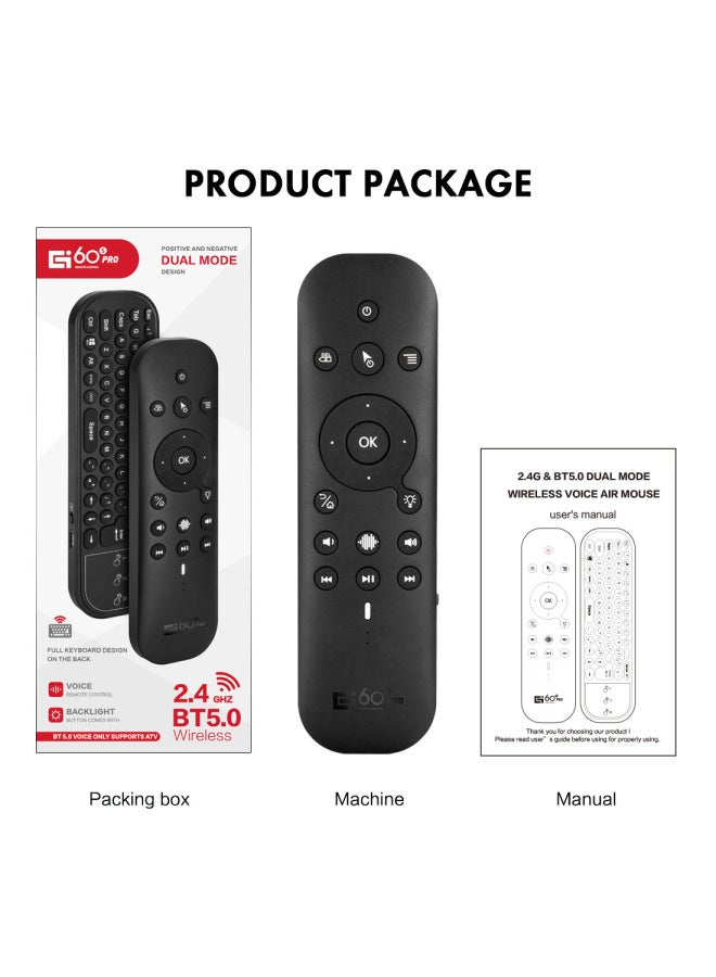 Neutral G10s Pro Flying Squirrel Voice With Backlight 2.4g Wireless Air Flying Squirrel Remote Control G10 G20 Upgraded Version - Image 1