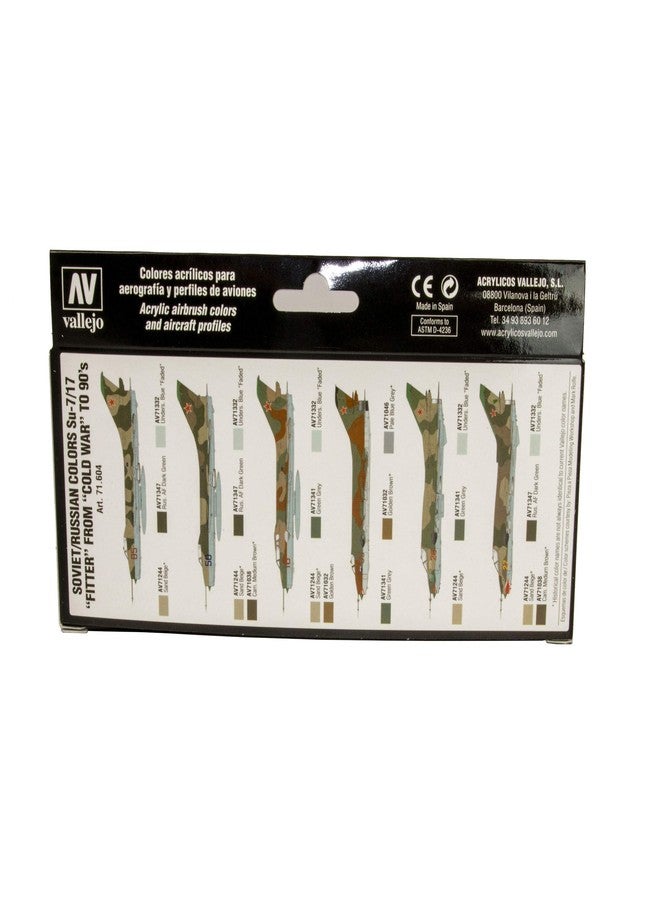 Vallejo فاليخو - سلسلة ألوان الحرب الجوية الألوان السوفيتية/الروسية Su-7/17 فيتر من الحرب الباردة إلى الثمانينات - VJ71604 - Image 2