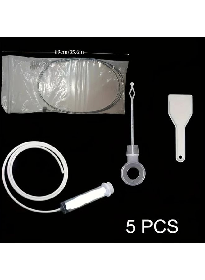 5pcs Universal Refrigerator Drain Hole Clog Washing Tool Reusable Dredging Kit - Image 3