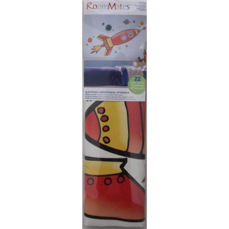 RoomMates RMK2619GM Rocket Giant Peel and Stick Wall Decals - Image 2