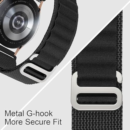 ACHOR ACH138 20MM New Trail Velcro / Alpine Nylon Loop Watch Bands / Straps Compatible With Amazfit Bip/ Bip U/ Bip U Pro/ Bip Lite, Bip S, Amazfit Pop/ Pop Pro, Amazfit GTS/ GTS 2/ GTS 2e/GTR, Samsung Galaxy Watch 4 40mm 44mm/4 Classic Strap 46mm 42mm,Galaxy Watch 5/5 Pro, Vivoactive 3 HR For Men / Women / Unisex (BLUE ( TRAIL ) / YELLOW ( TRAIL ), 20MM [ COMBO OF 2 ]) - Image 5