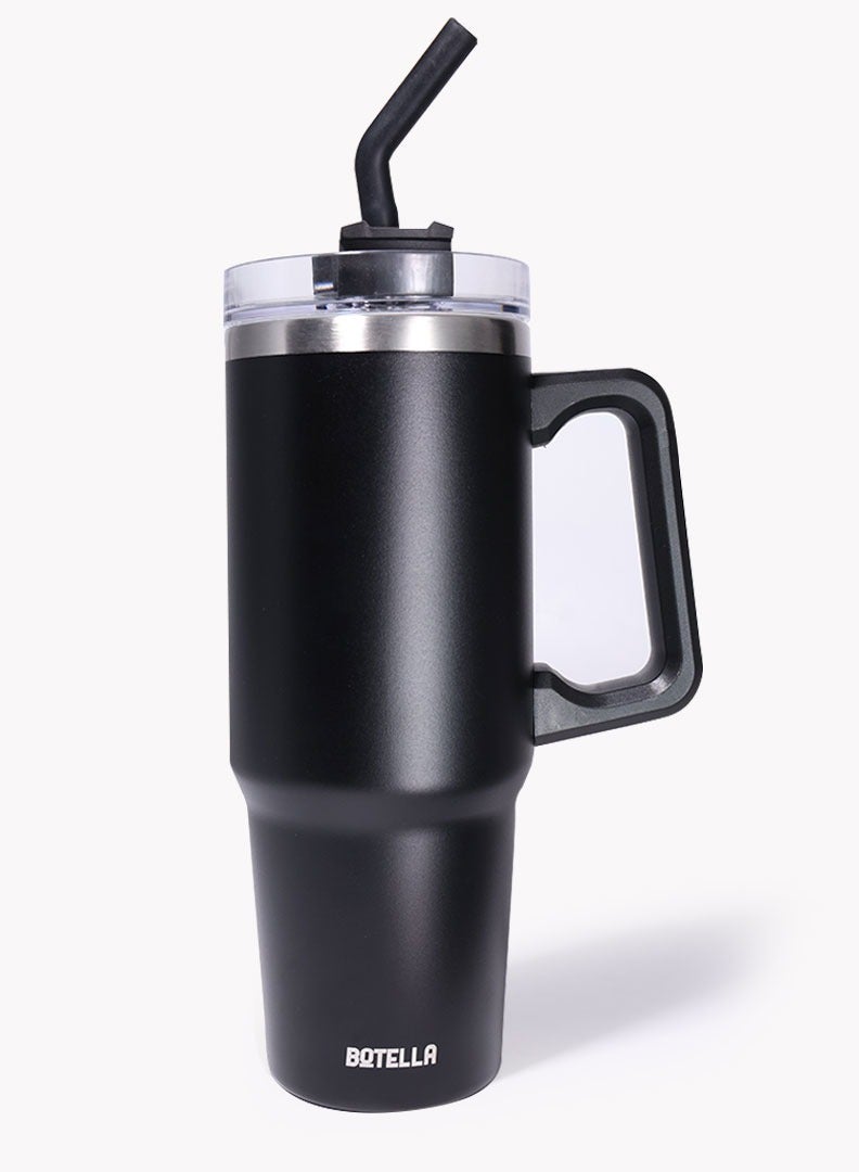 بوتيلا ميجا فلاسك ٩٠٠ مل XL - زجاجة ماء كبيرة جدًا معزولة من الفولاذ المقاوم للصدأ | مانعة للتسرب، للاستخدام الخارجي والرياضي - Image 2