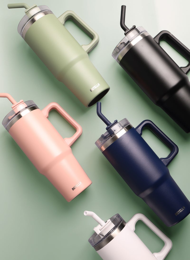 بوتيلا ميجا فلاسك ٩٠٠ مل XL - زجاجة ماء كبيرة جدًا معزولة من الفولاذ المقاوم للصدأ | مانعة للتسرب، للاستخدام الخارجي والرياضي - Image 4