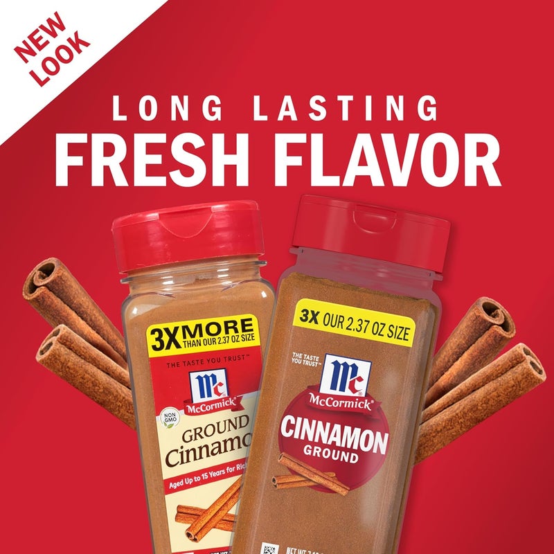 McCormick Ground Cinnamon, 7.12 Oz - Versatile Spice for Sweet and Savory Recipes - Image 2