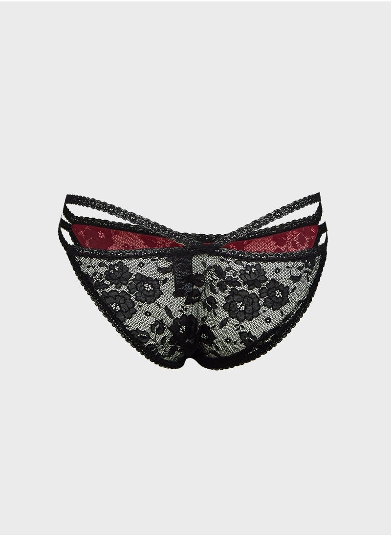 Simply Be - Paris Rouge Leyla Tanga Brazilian - Image 1