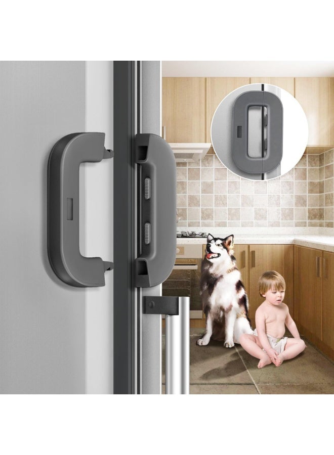 Child Safety Cabinet Lock Self Adhesive Refrigerator Door Lock – Baby Proof Fridge Lock for Cupboards, Freezer, Wardrobe and Cabinets – Toddler Safety Lock with Strong Adhesive No Drill Installation (1 Piece) - Image 4