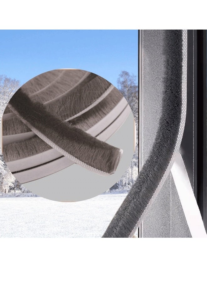 ريليو شريط عازل للأبواب، شريط ذاتي اللصق بطول 33 قدمًا لإطارات الأبواب والنوافذ، عازل للصوت والرياح والغبار، ذو التصاق أقوى. - Image 2