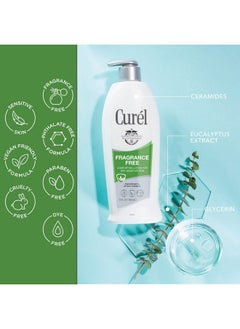 Curel Fragrance Free Lotion Sensitive Hypoallergenic Lotion For Dry Skin Dermatologist Recommended 20 Oz (Pack Of 4)  - Image 5