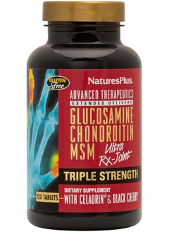Nature's Plus - Glucosamine Chondroitin Msm Ultra Rx-Joint 120 Tablets  - Image 1