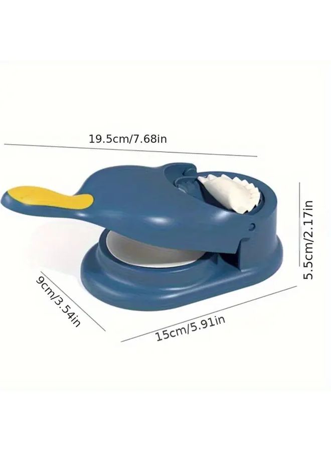 White Manual Dumpling Maker And Egg Steamer 2 In 1 Non Electric Kitchen Tool - Image 3