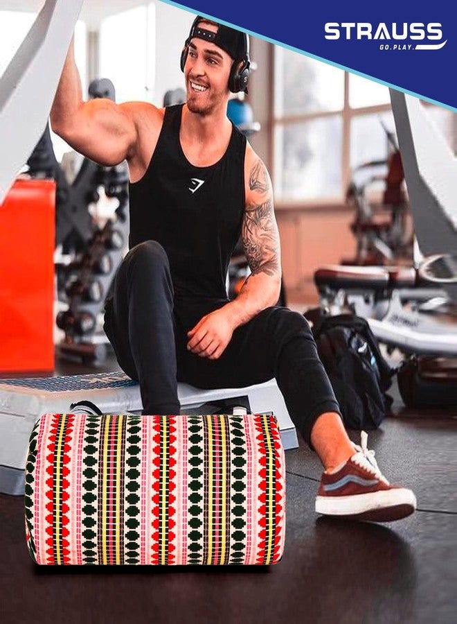 STRAUSS Duffel Bag | Travel & Gym Bag | Eco-Friendly, Washable & Durable Bags for Men & Women | Fitness & Sports Accessories Holder | Suitable for Yoga,Workout,Pilates,Gym,Travelling (Multicolor) - Image 5