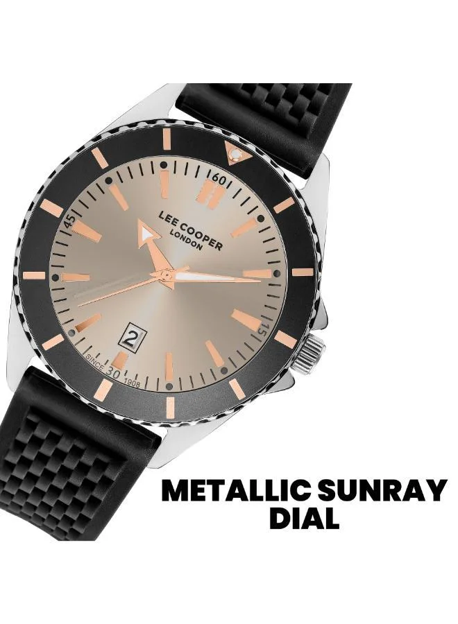 Lee Cooper  Men's Silicone DATE Watch LC07361.360 - 45 mm for Men | Best Price UAE