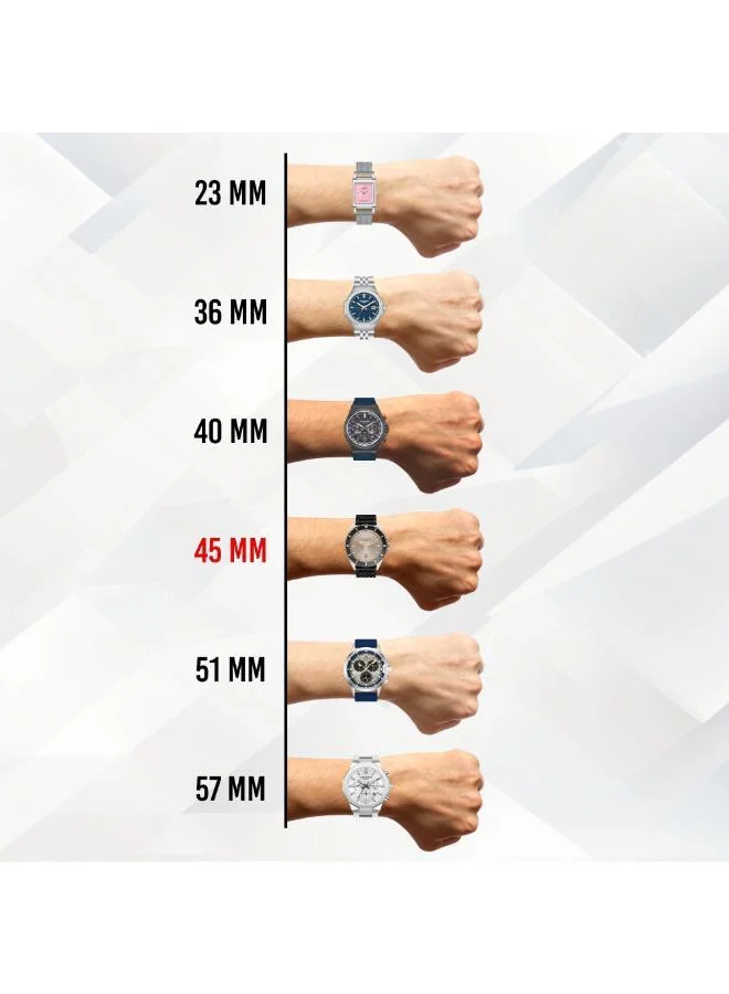 Lee Cooper  Men's Silicone DATE Watch LC07361.360 - 45 mm for Men | Best Price UAE