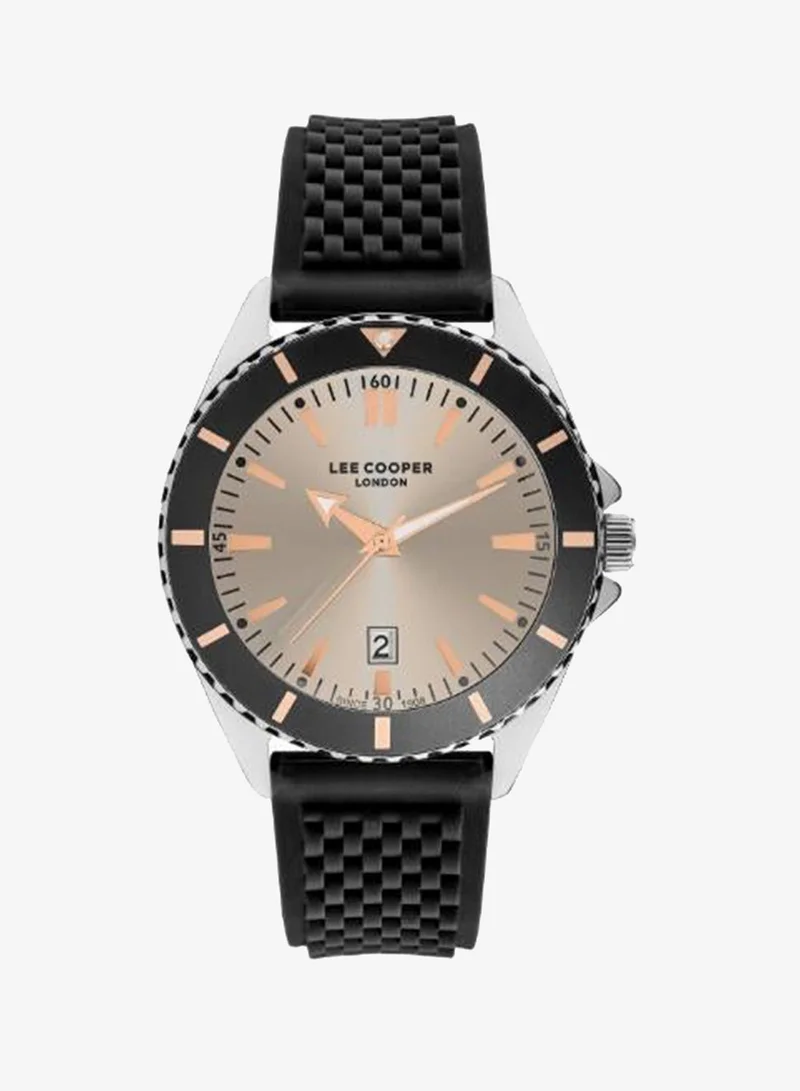 Lee Cooper Men's Silicone DATE Watch LC07361.360 - 45 mm