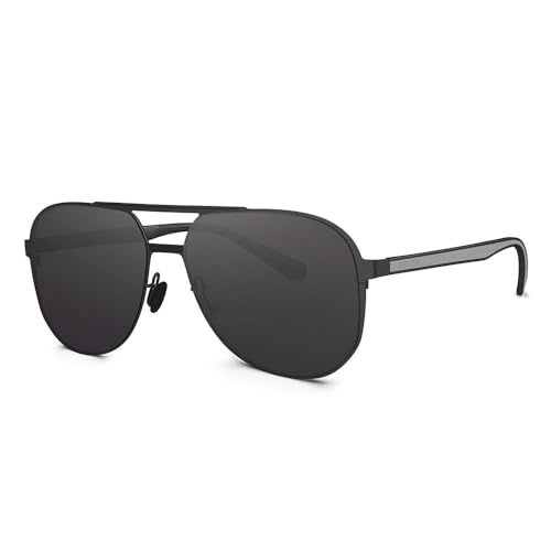 BOLON Men Women Classic Aviator Polarized Sunglasses BL8118 Bundang 59mm, Exclusive Eyewear Brand of EssilorLuxottica - Image 1