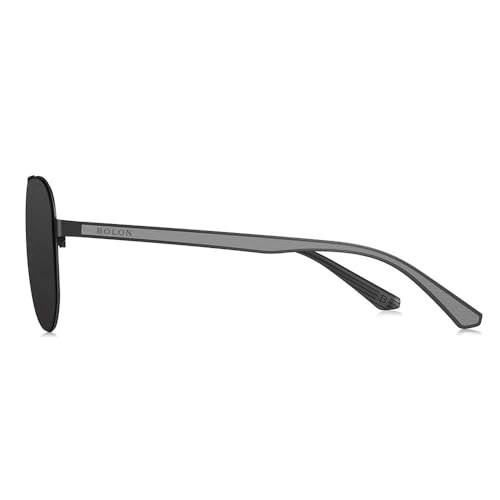 BOLON Men Women Classic Aviator Polarized Sunglasses BL8118 Bundang 59mm, Exclusive Eyewear Brand of EssilorLuxottica - Image 3