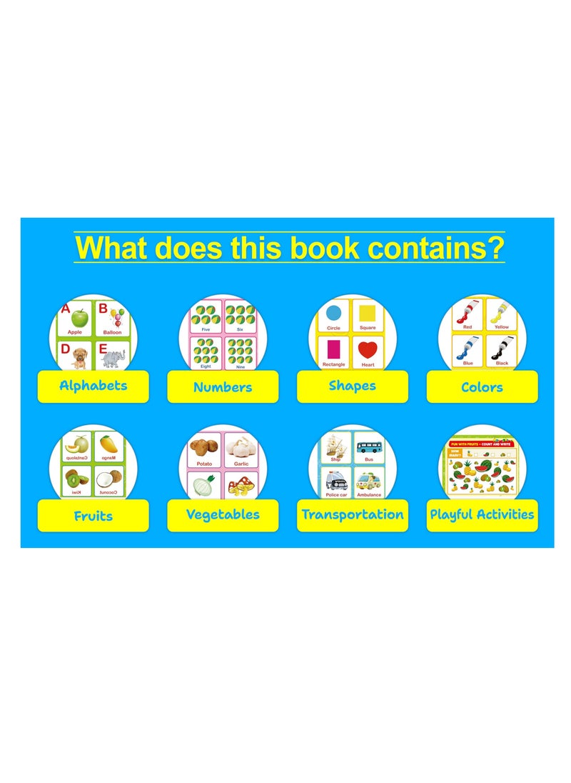 Kiddale Pack of 3 Musical Interactive Children Sound Books: ABC, Trip to Zoo & Home to Neighbourhood|Ideal Gift for Toddler|E Learning Book|Smart Intelligent Activity Books|Nursery Rhymes|Talking Book  - Image 3