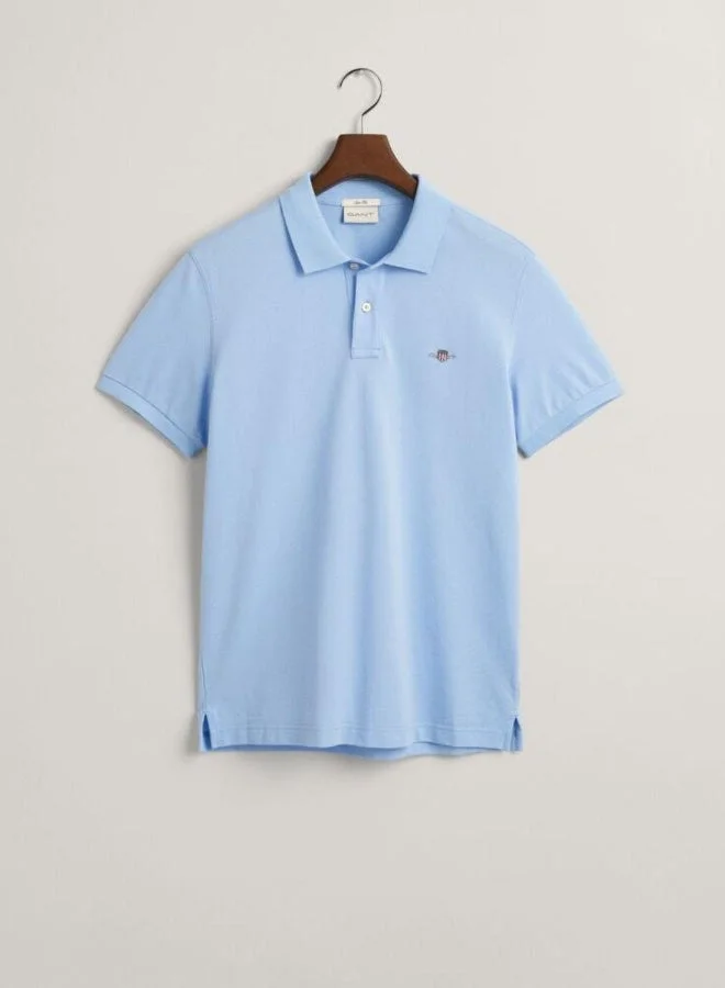GANT  Gant Slim Fit Shield Piqué Polo Shirt for Men | Best Price UAE