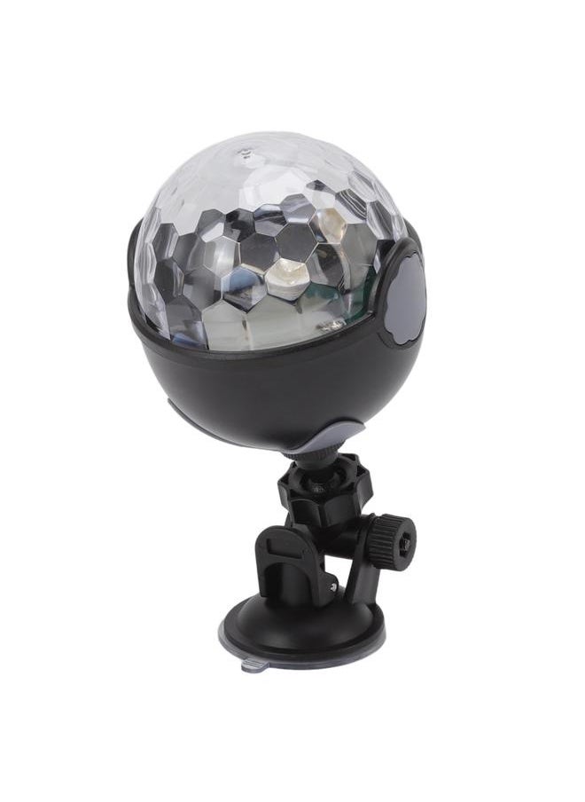 NIBEMINENT - USB Ball Light 7 Modes Sound Control Round Ball Stage Light RGB Ambient Projection Lamp with Remote Control - Image 1