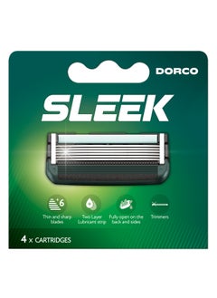 DORCO Dorco Sleek 6 Multiflex - 4 Cartridges  - Image 1