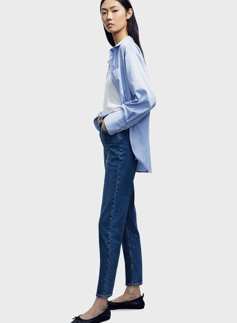 H&M High Waist Mom Jeans