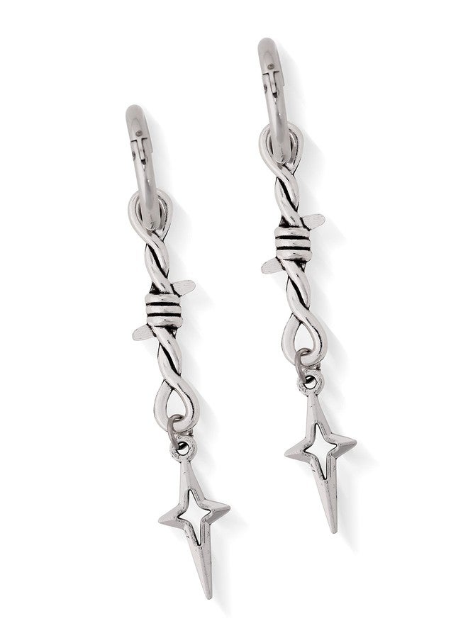 Sacina Gothic Punk Grunge Spike Earrings, Goth Emo Punk Grunge Earrings, Goth Jewelry, Halloween Christmas Jewelry Gift For Women - Image 1