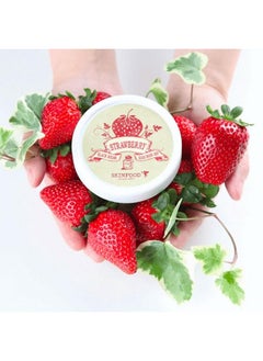 SKIN FOOD since 1957 SKINFOOD Black Sugar Strawberry Mask Wash Off 3.38 fl.oz. (100g) - Exfoliating Mask for Tightening Pores and Cleansing Skin - Skin Mask Sugar Scrub - Facial Sugar Scrub Masks - Pore Face Mask  - Image 2