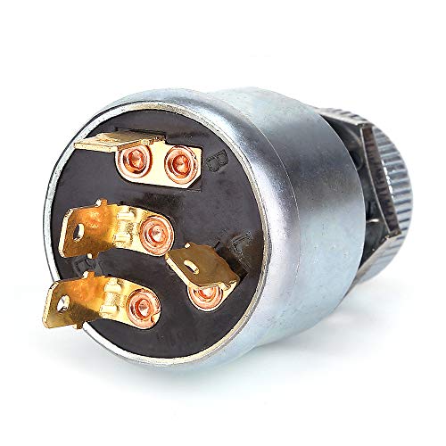 10L0L Golf Cart Ignition Switch for EZGO 1968-up with Factory Lights Gas & Electric, 3-Way 4-Terminal with 2 Standard Keys, OEM# 33639-G01 33639G01 - Image 3