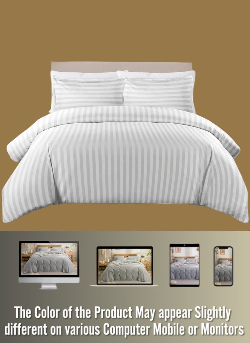 Blueberry 6 Pieces King Size Duvet Cover Set with Fitted sheet and Pillowcases - Image 3