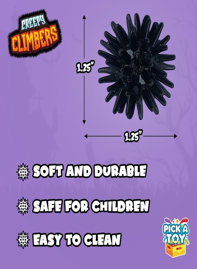 بيك ايه توي اختر لعبة، ألعاب زحف على الحائط لاصقة للأطفال قابلة للغسل وإعادة الاستخدام، كرات جدارية وسقفية زاحفة مخيفة، هدايا حفلات أعياد الميلاد على شكل عنكبوت زاحف، حقيبة هدايا وحشو هالوين - Image 3