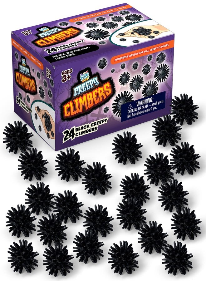 بيك ايه توي اختر لعبة، ألعاب زحف على الحائط لاصقة للأطفال قابلة للغسل وإعادة الاستخدام، كرات جدارية وسقفية زاحفة مخيفة، هدايا حفلات أعياد الميلاد على شكل عنكبوت زاحف، حقيبة هدايا وحشو هالوين - Image 1