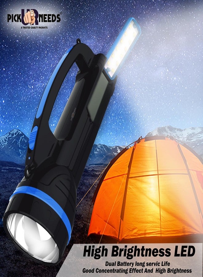Pick Ur Needs Rechargeable 2 in 1 Long Range Search Torch Light with Table LED Desk Lantern Lamp - Image 5