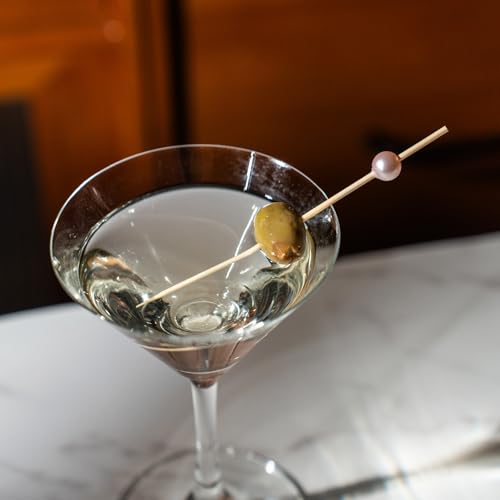 PuTwo Toothpicks for Cocktail Appetizers Fruits Dessert, 100 Count, Pink Pearls - Image 4