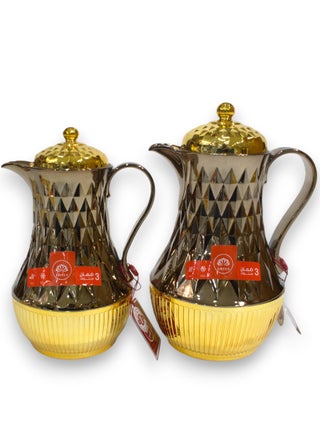 Al-Nokhba Vacuum Flask Set – Enjoy hot and cold drinks on the go with an insulated double-wall vacuum-sealed design, leak-proof lid, and unique handle. Convenient push-button access (0.6 Litre & 1.0 Litre) - pzsku/Z172822DE30A49AA8A1EEZ/45/_/1731677231/34ddae13-68c1-40d5-9006-7c3a6bbcda00