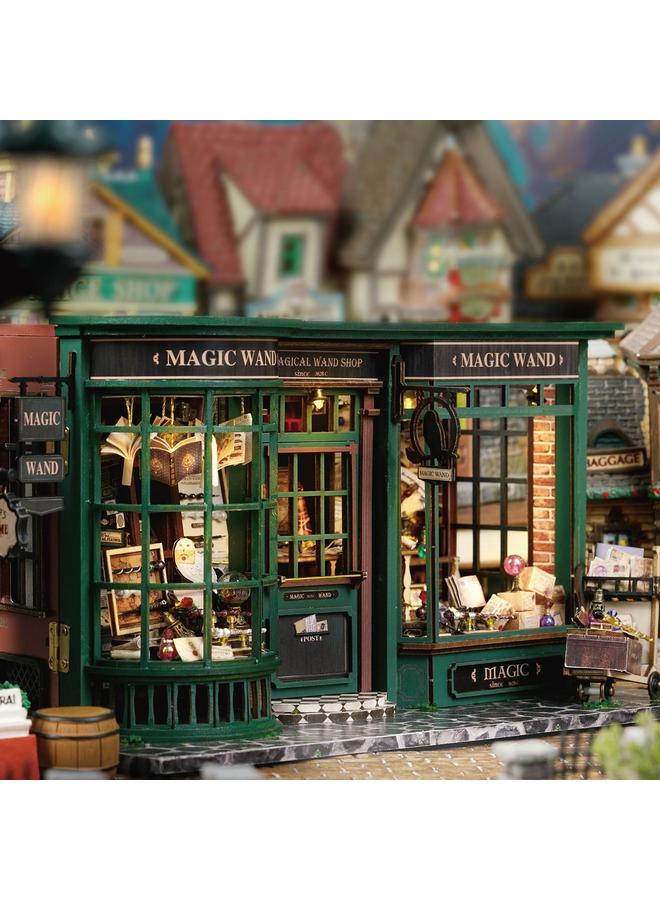 Bluejw Zhiqu House Diy House Magic Full House European Retro Wooden Handmade Assembled Model Gift Doll House - Image 5