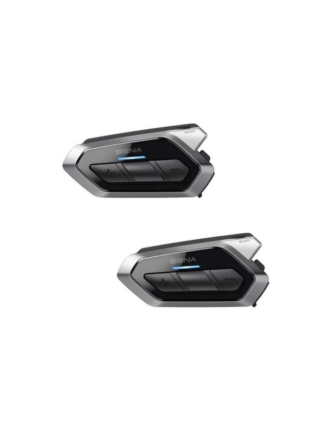 Sena 50R Harman Kardon, Bluetooth communication system twin set SINGLE Headset Kit for Motorcycles - Image 1