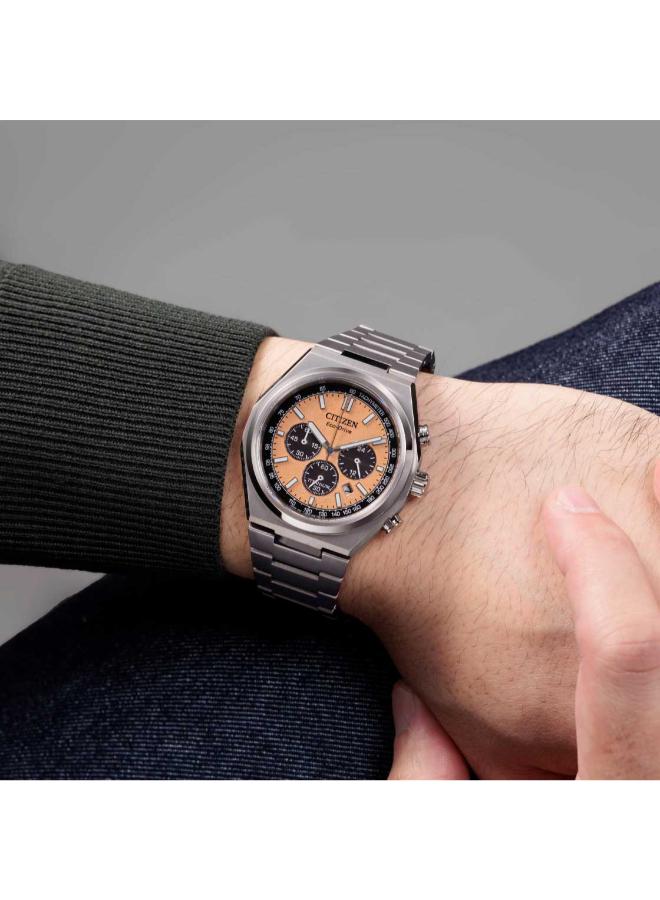 ساعة زينشاين رجالية تيتانيوم فائق - - . مم