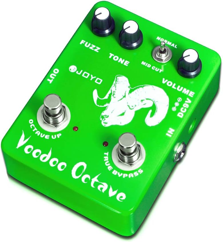 JOYO Octave Fuzz Pedal Germanium Fuzz 60's Rock Effect with "Mid-cut" for Electric Guitar - True Bypass (Voodoo Fuzz JF-12) - Image 1