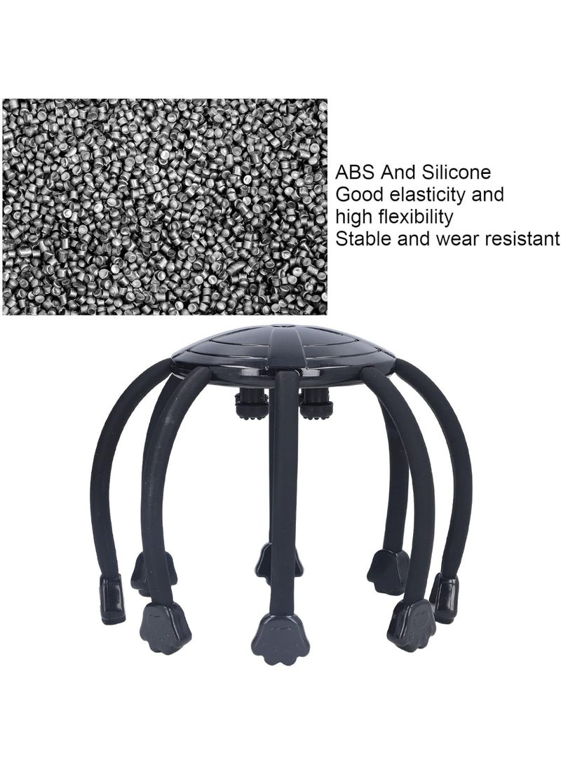 جهاز مساج الرأس الذكي متعدد الأذرع – شحن USB، لتخفيف الصداع والتوتر وتحفيز الدورة الدموية في فروة الرأس. - Image 5