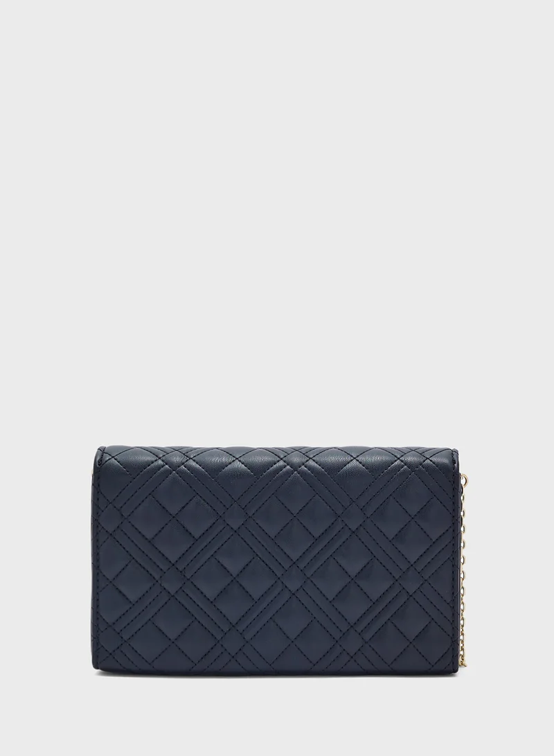 لوف موسكينو BLACK QUILTED PU BLACK QUILTED PU
