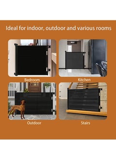 ASIV Retractable Baby Protective Door, Intelligent Adjustment 1.5m , Suitable for Stair Door, High Temperature Resistance, Safety Fence Pet Children Double Protection  - Image 5