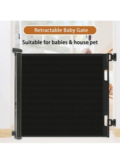 ASIV Retractable Baby Protective Door, Intelligent Adjustment 1.5m , Suitable for Stair Door, High Temperature Resistance, Safety Fence Pet Children Double Protection  - Image 4