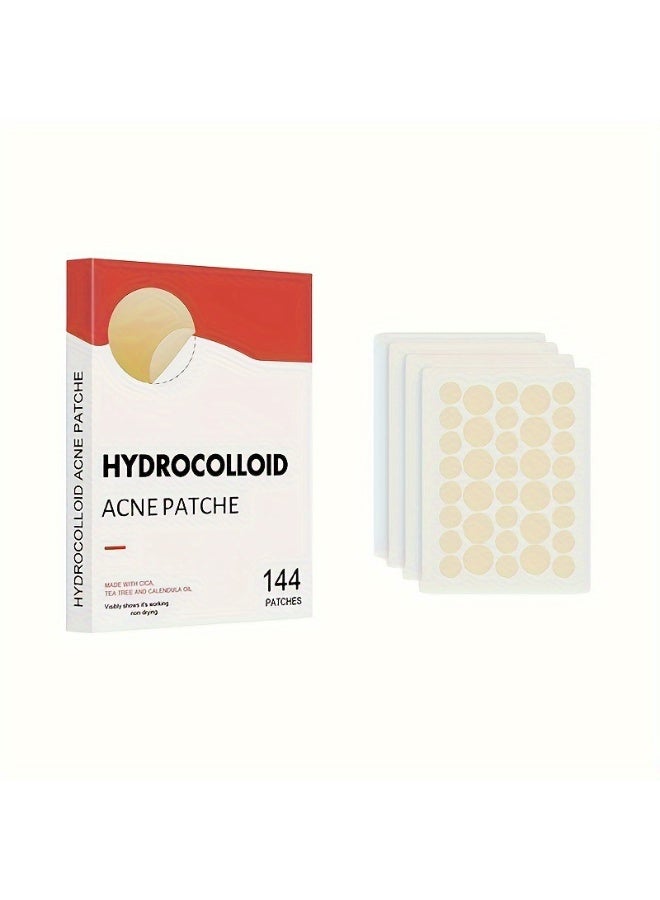 Acne patch 144 Count Pimple Patch, Acne Covering Stickers For Face And Skin, For Men And Women Daily Skin Care - Image 1